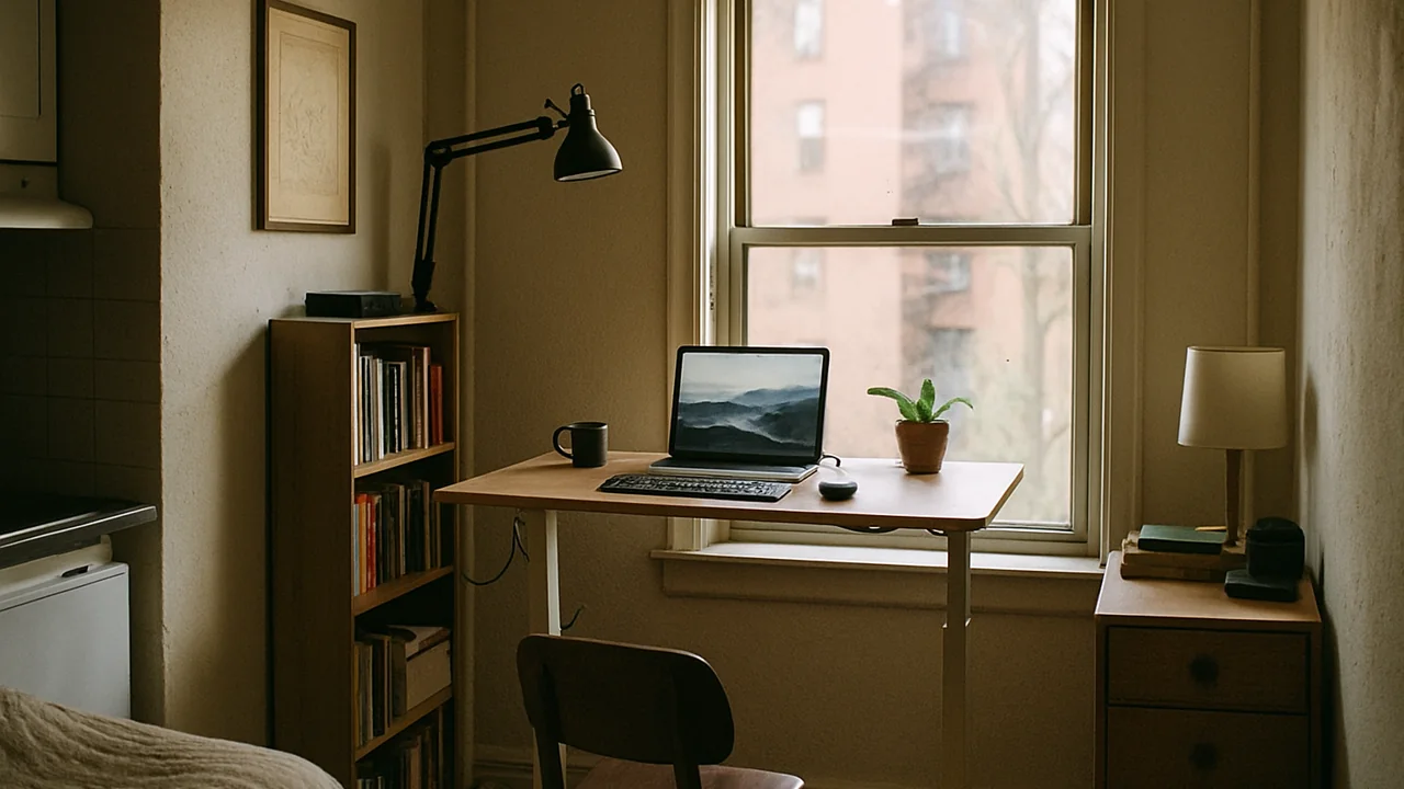 Standing Desks for Small Rooms Without Blocking the Whole Corner